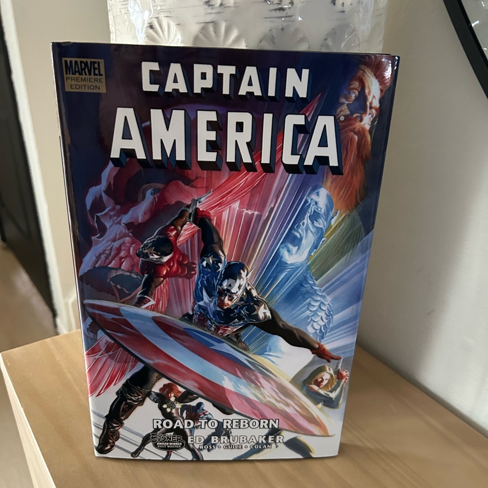 Captain America Road to Reborn Hardcover Graphic Novel Ed Brubaker Marvel TPB